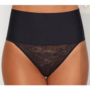 Maidenform NWT size XL set of 3 Tame Your Tummy Lace Thong Panty DM0049 Firm Con